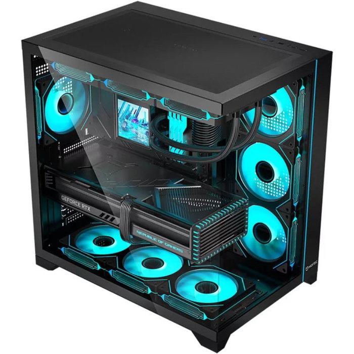 Hiditec H3 Pro Caja Gaming Semitorre ATX con Cristal Templado y Ventilador ARGB 120mm